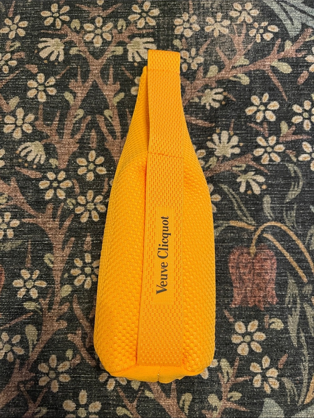 Veuve Clicquot Orange Bottle Cooler Sleeve with Carry Handle